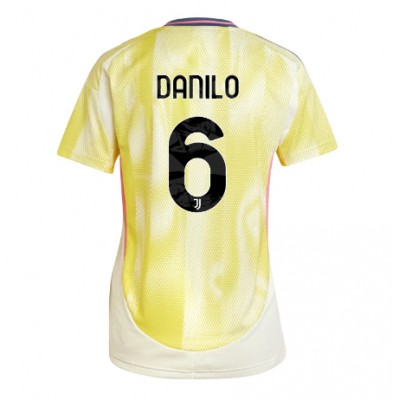 Ženski Nogometni dresi Juventus Danilo Luiz #6 Gostujoči 2024-25 Kratek Rokav Ženski Nogometni dresi Juventus Danilo Luiz #6 Gostujoči 2024-25 Kratek Rokav
